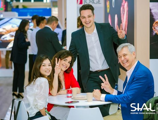 People in a meeting in SIAL in China